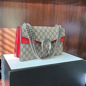 Gucci Dionysus Small Shoulder Bag - Red